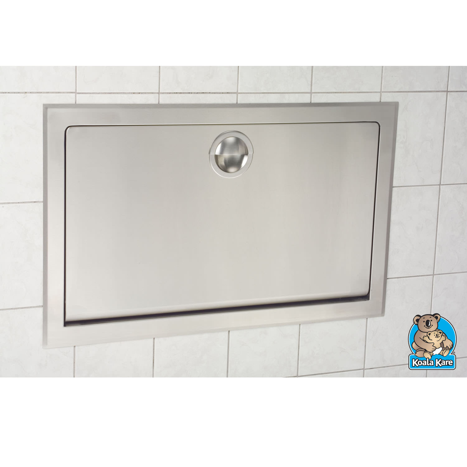 Koala Kare Stainless Steel Recessed Horizontal Baby Changing Station