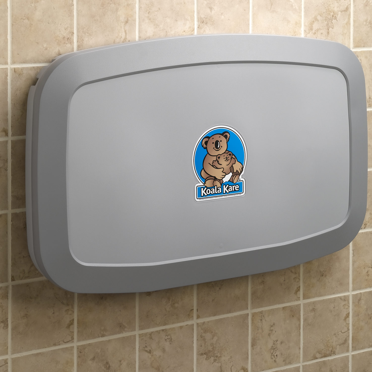 Koala Kare Wall Mounted Horizontal Baby Diaper Changing Station Samrick