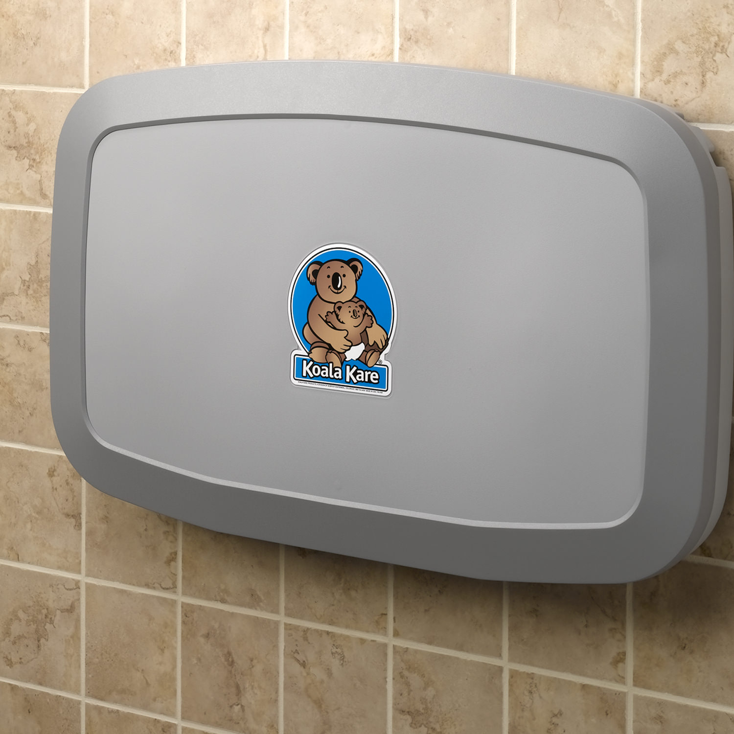 Koala Kare Wall Mounted Horizontal Baby Diaper Changing Station Samrick