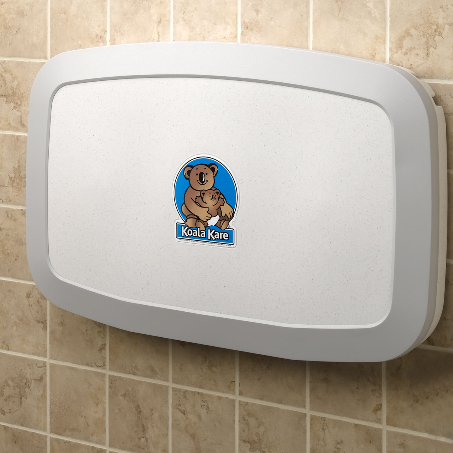Koala Kare Wall Mounted Horizontal Baby Diaper Changing Station Samrick