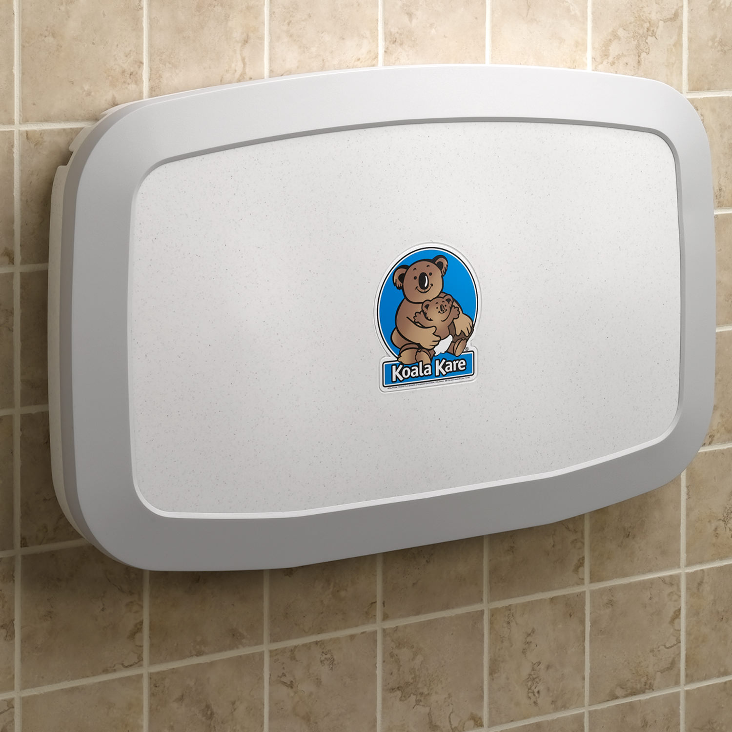 Koala Kare Wall Mounted Horizontal Baby Diaper Changing Station Samrick