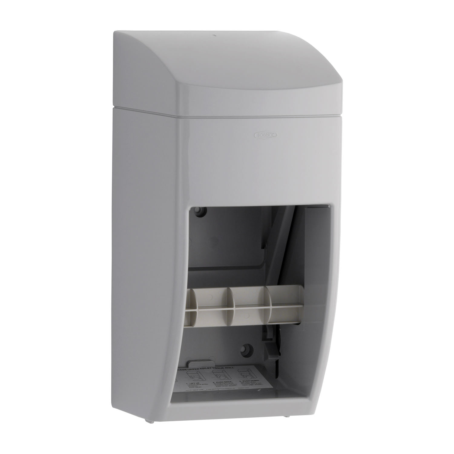 Surface Mounted Multi Roll Toilet Tissue Dispenser 