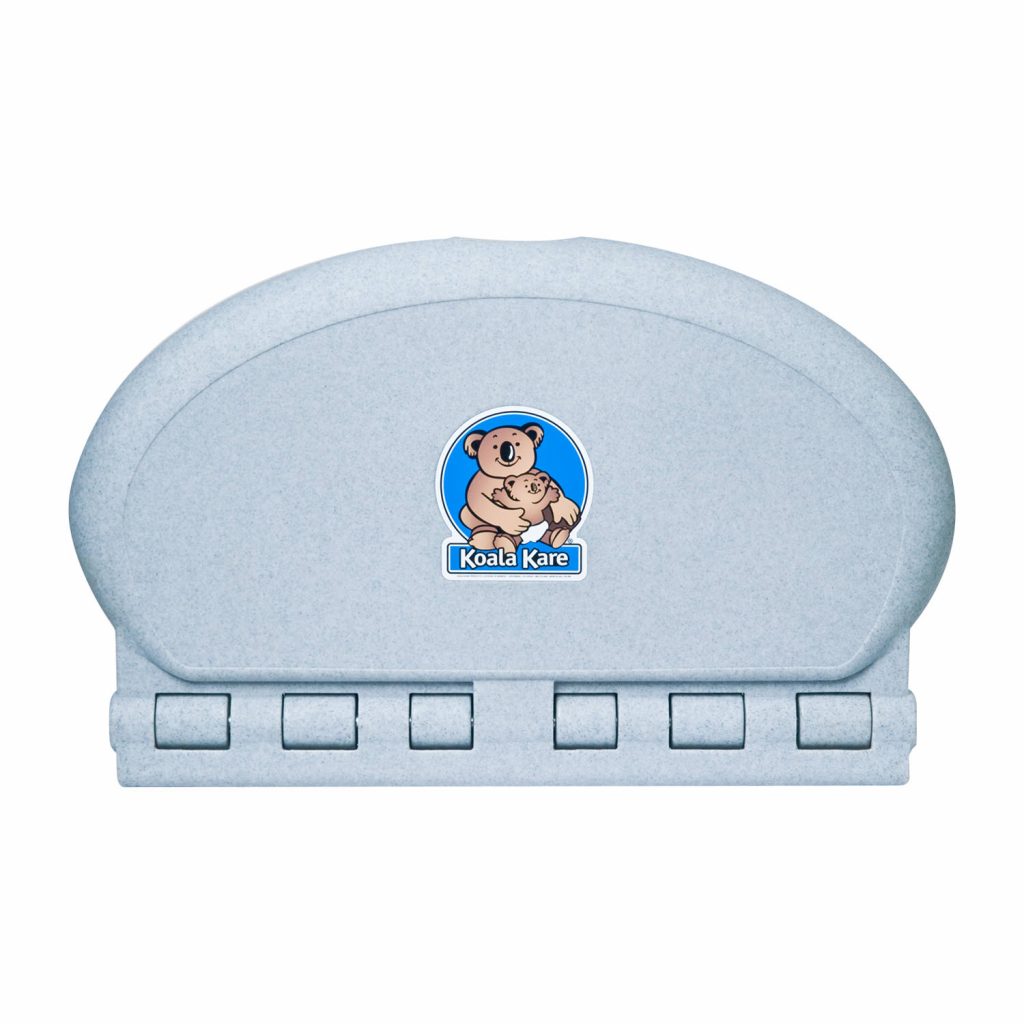 Koala Kare Wall Mounted Oval Baby Diaper Changing Station (Colour Grey